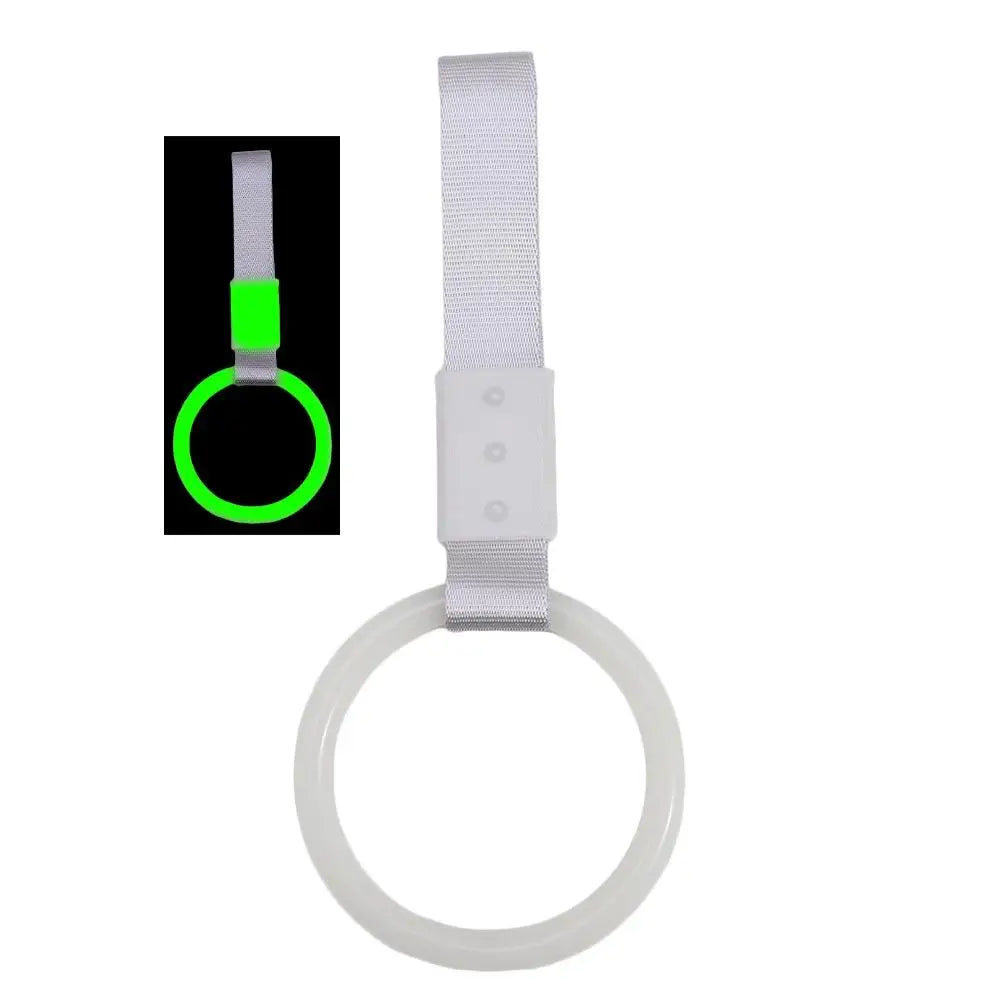 Handle Charm Rear Bumper Warning Ring Tow Strap JDM JDM Tsurikawa Ring Fluorescent Broken Heart Car Handrail Belt