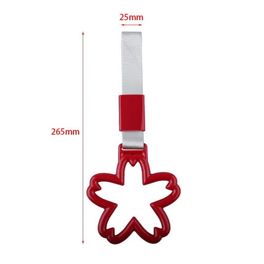 Bus Car Trains Handle Hand Strap Tsurikawa JDM Ring Flower Styling Drift Charm Strap Drift Car Warning Tow Strap