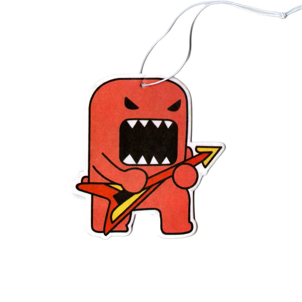 JDM Car Air Freshener Domo Kun Auto Rearview Mirror Hanging Pendant Perfume Flavoring Diffuser Car Interior Decoration