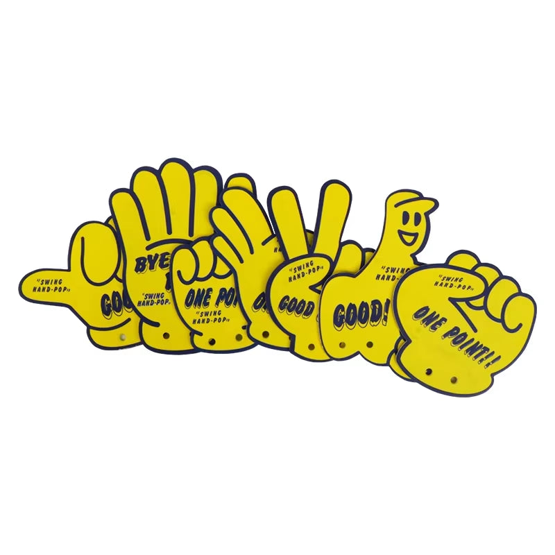 Foam hand gesture hanging car air freshener